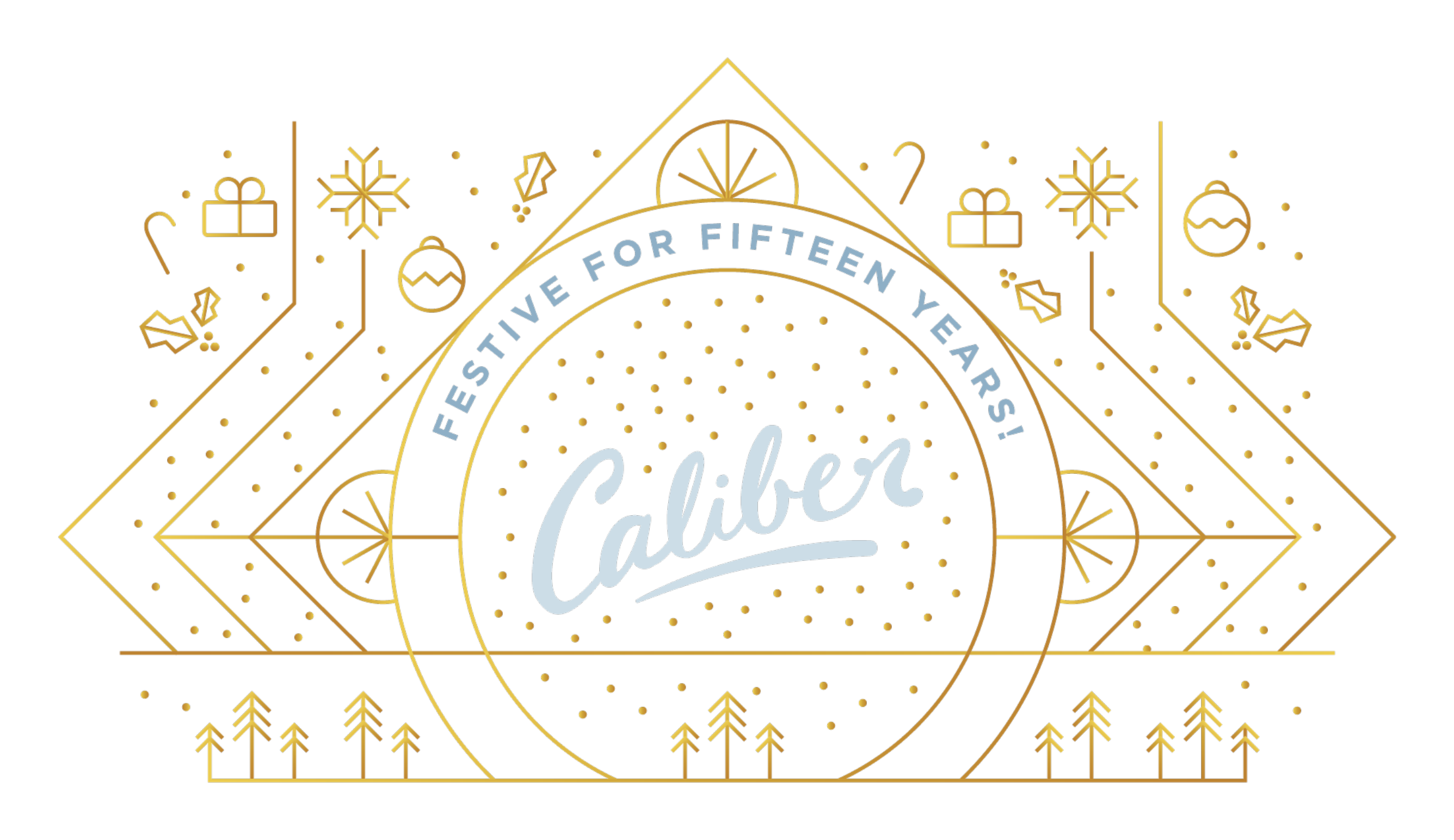 Caliber Festive for Fifteen Years!